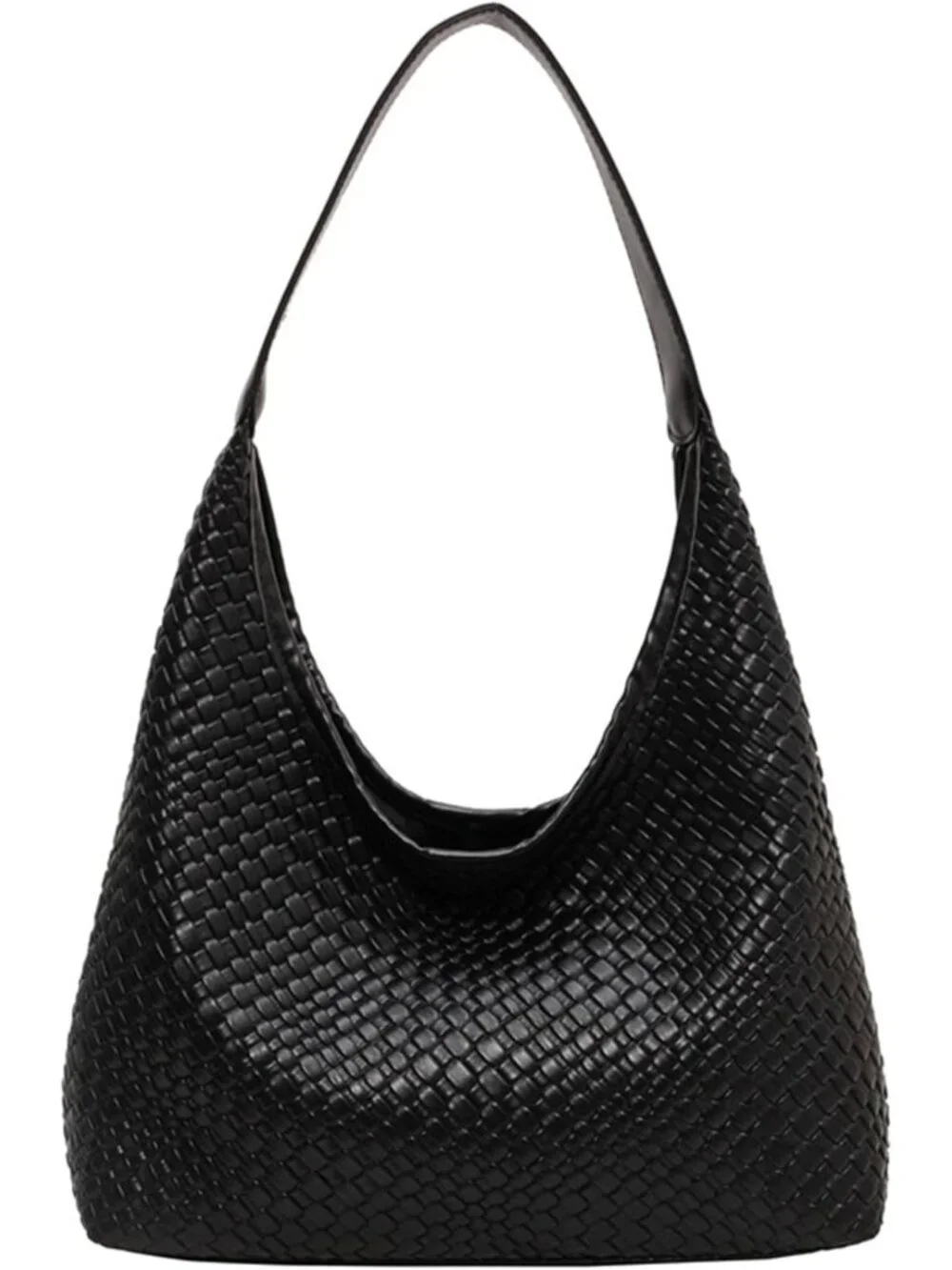 Stylish Vegan Leather Tote Bag for Women - Large Capacity Hobo Shoulder Handbag